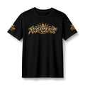 Concert Tee — Gold Crowned Globe Band Shirt
