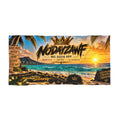 NODAYZAWF “NO DAYS OFF” Signature Beach Towel — Sunset Edition